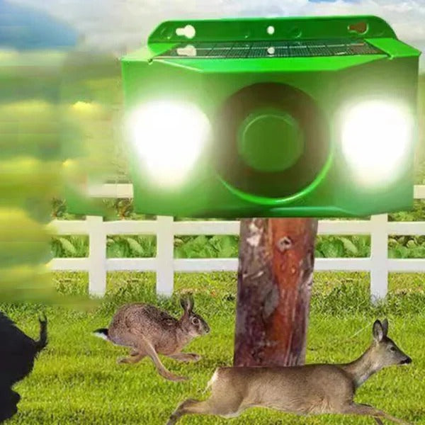 Luces solares de advertencia repelentes de animales