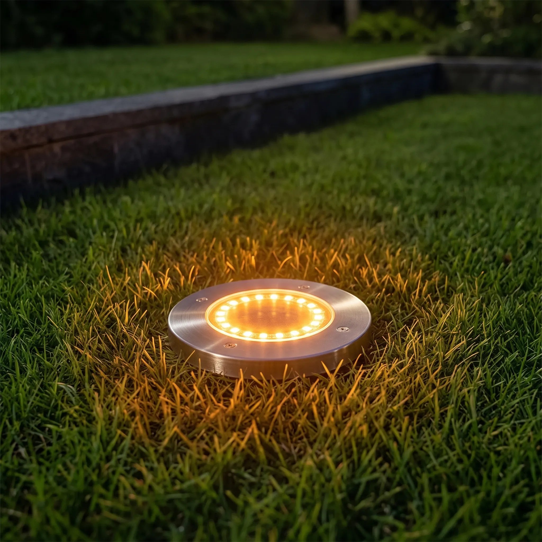Luces solares de suelo para jardín y caminos exteriores