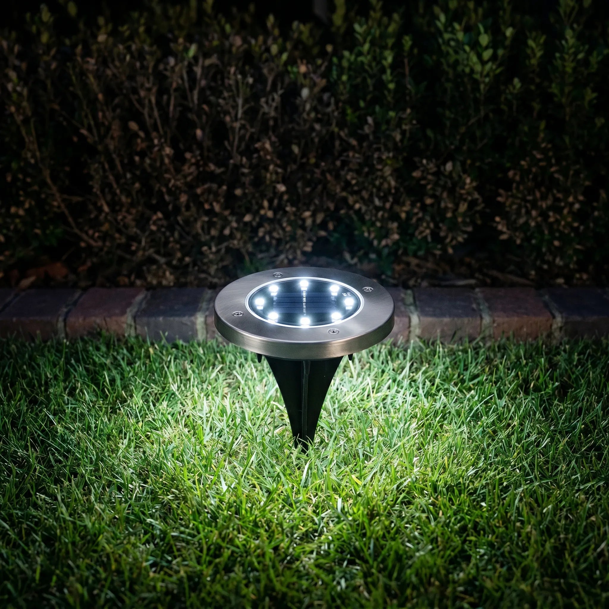 Luces solares de suelo para jardín y caminos exteriores