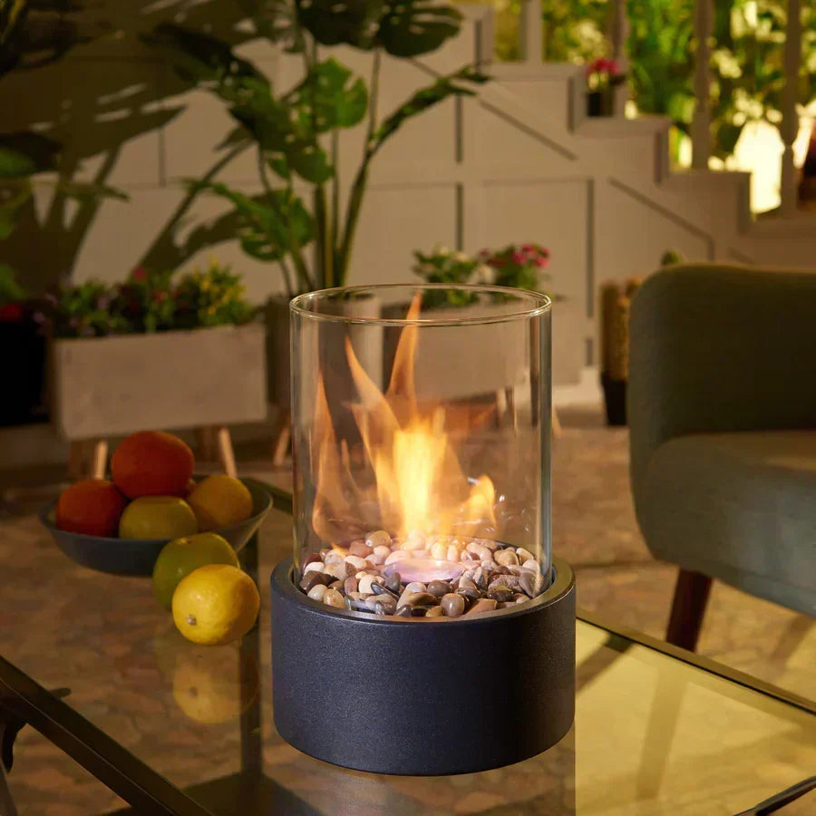 LumiFlame - Chimenea portátil moderna