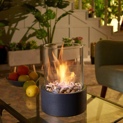 LumiFlame - Chimenea portátil moderna