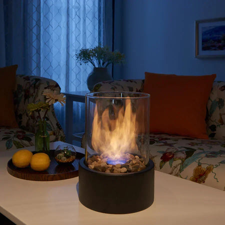 LumiFlame - Chimenea portátil moderna