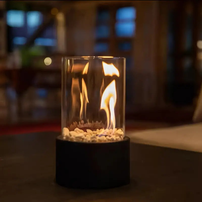 LumiFlame - Chimenea portátil moderna