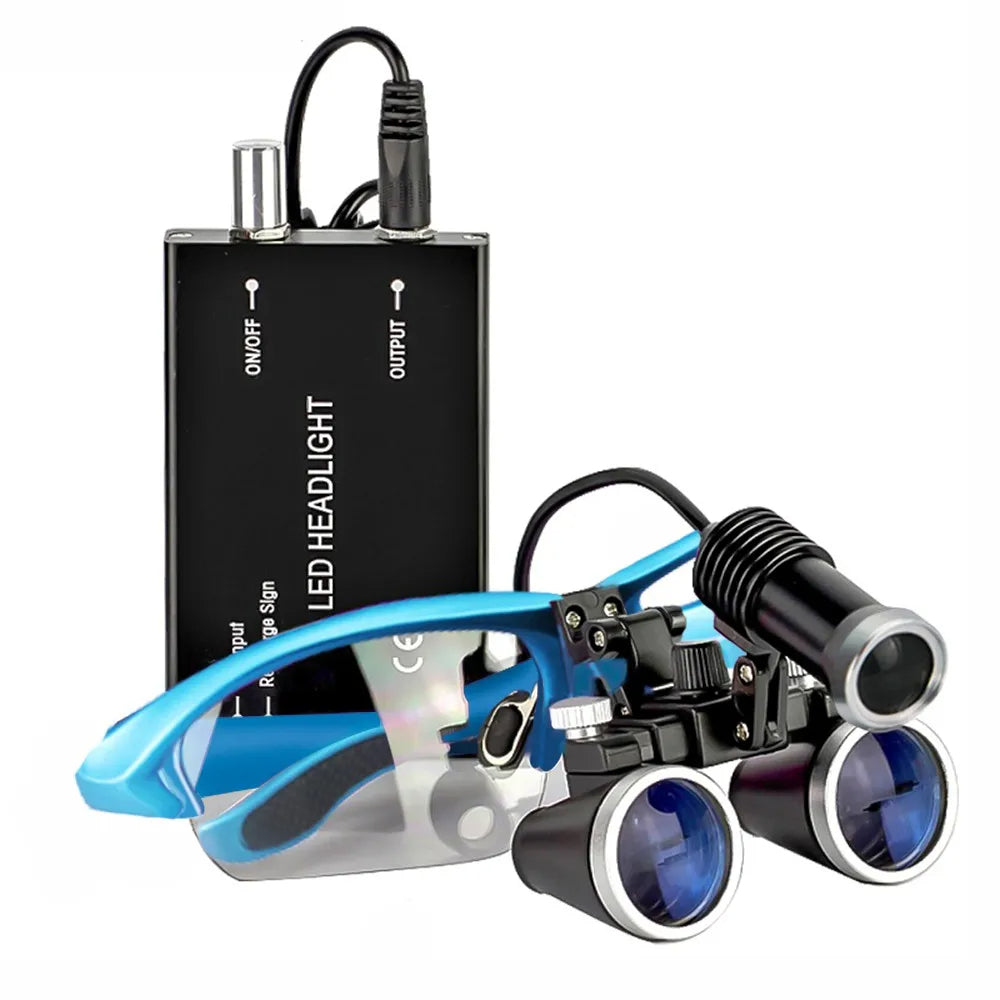 Lupas dentales OrionView con luz LED y magnificación binocular