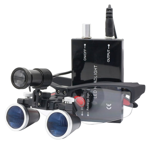 Lupas dentales OrionView con luz LED y magnificación binocular