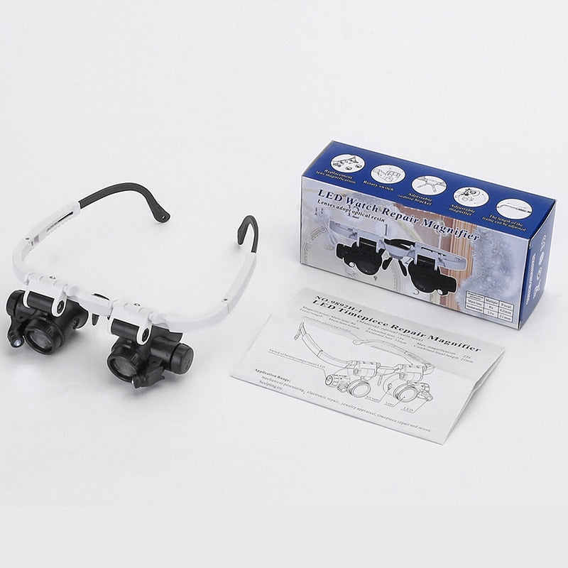 Lupas LED regulables para trabajos de precisión y hobby