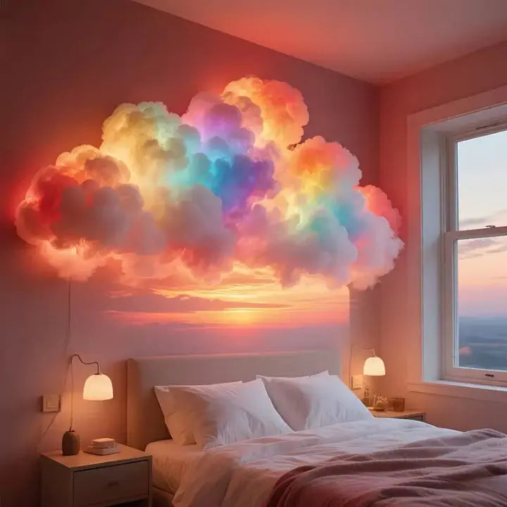 Luz LED mágica de nube — Sumérgete en la tranquilidad mágica y momentos encantadores de bienestar