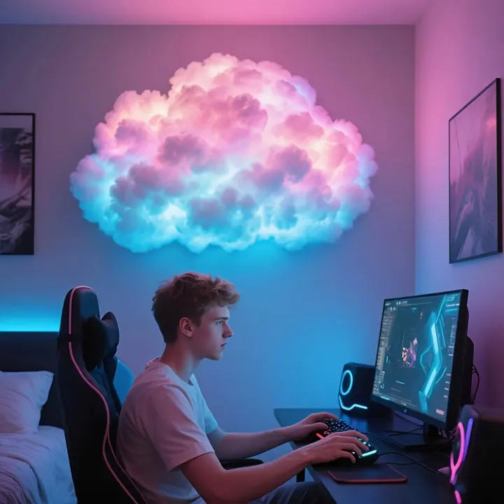 Luz LED mágica de nube — Sumérgete en la tranquilidad mágica y momentos encantadores de bienestar