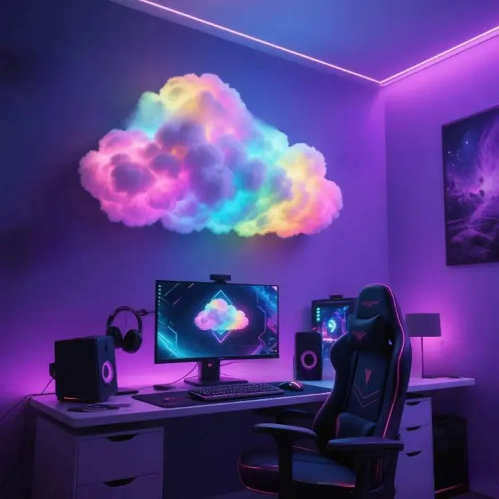Luz LED mágica de nube — Sumérgete en la tranquilidad mágica y momentos encantadores de bienestar