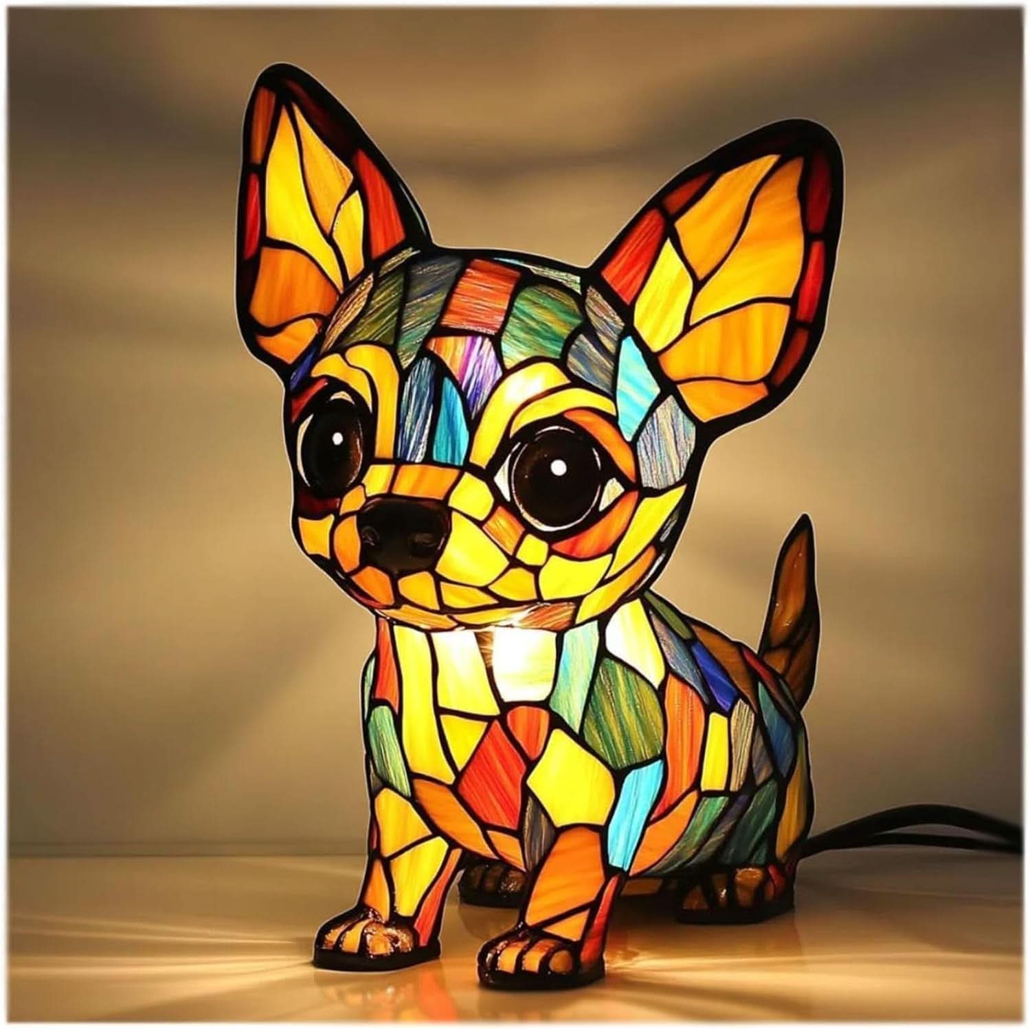 Luz nocturna con diseño de mascota | Luz cálida | Alimentación USB con interruptor | GlowPaws