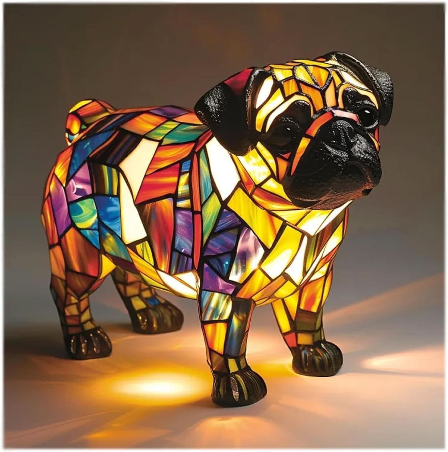 Luz nocturna con diseño de mascota | Luz cálida | Alimentación USB con interruptor | GlowPaws