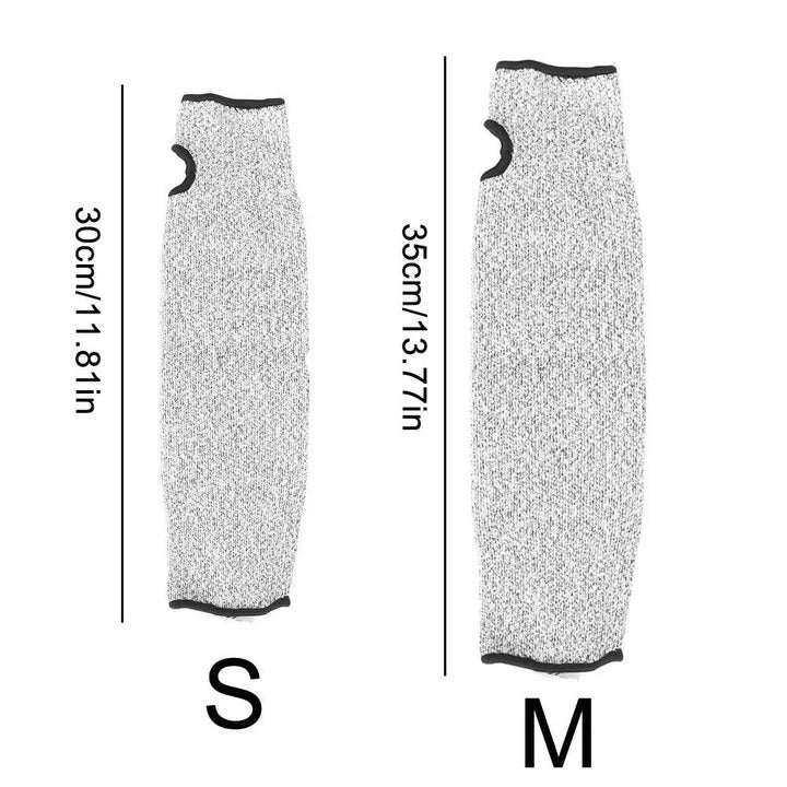 Manguitos industriales anticorte con material transpirable y resistente al calor