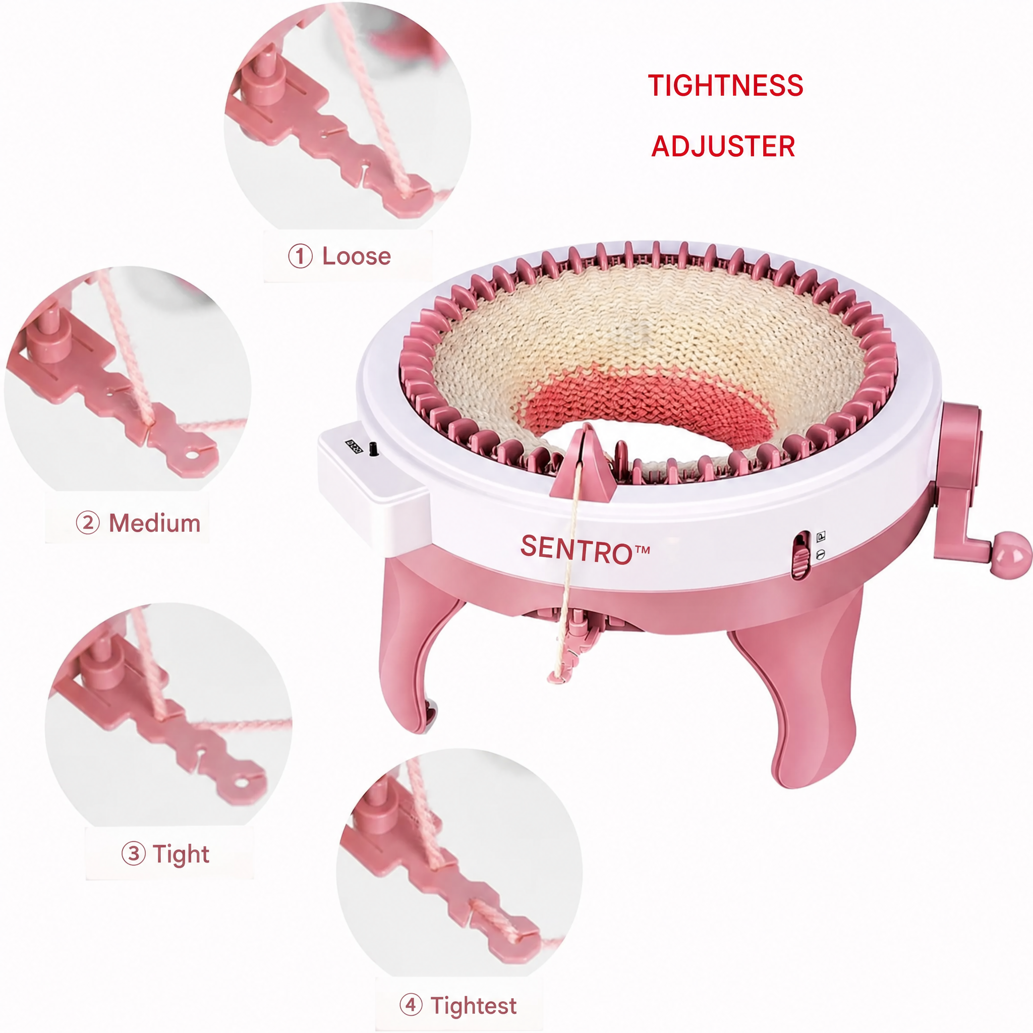 Máquina de tejer | Tejido rápido | Fácil de usar
