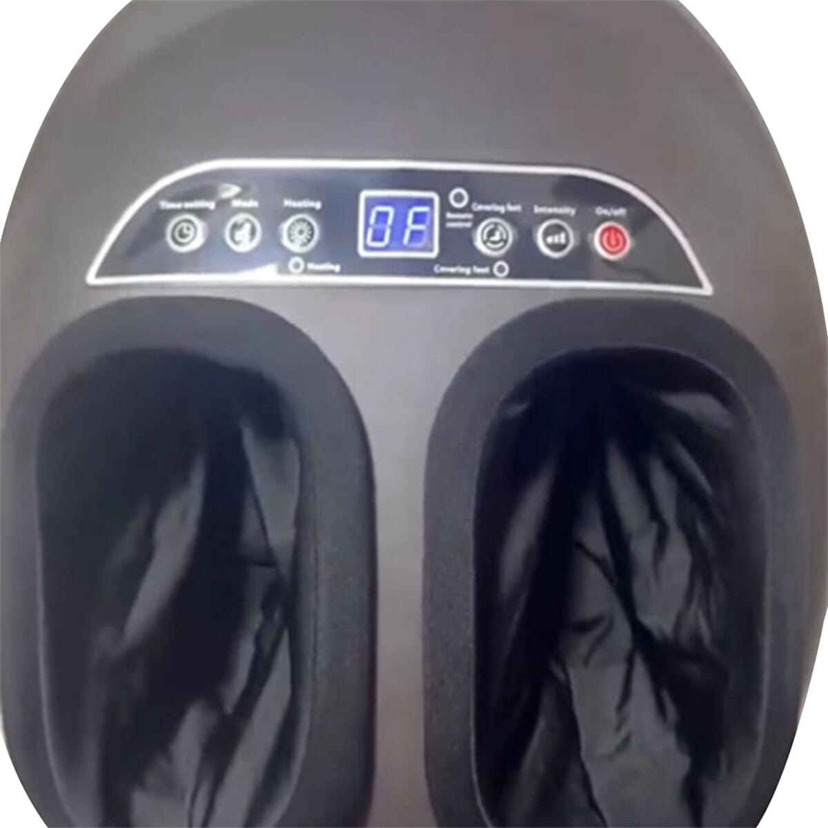 Masajeador de pies inteligente con mando a distancia, amasado, rodillos y calor opcional – 24 W