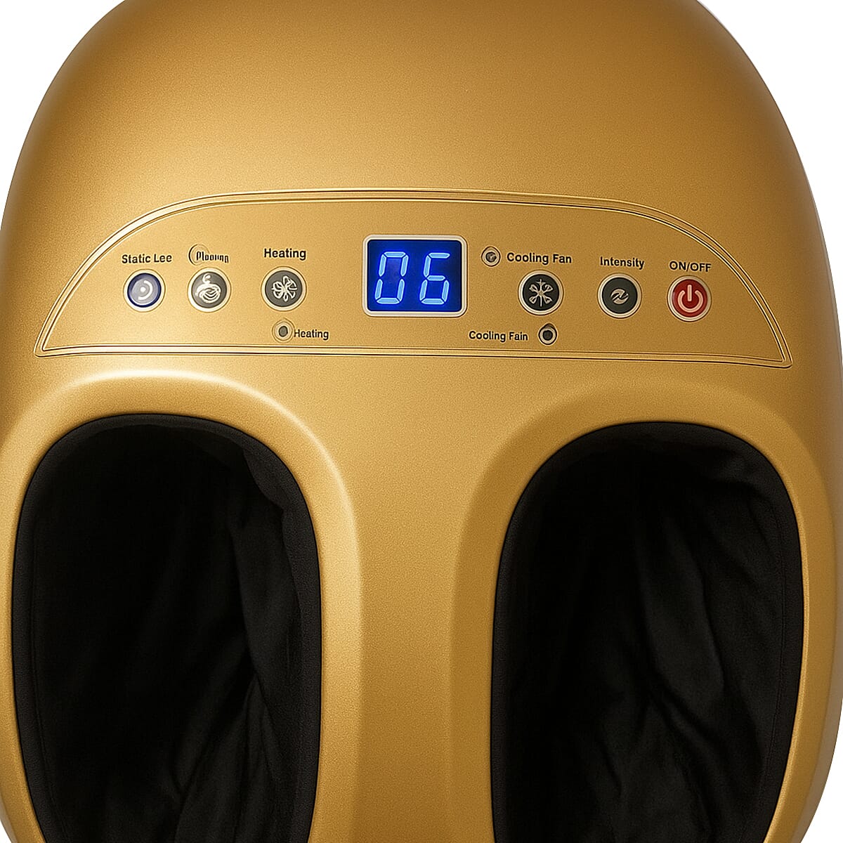 Masajeador de pies inteligente con mando a distancia, amasado, rodillos y calor opcional – 24 W