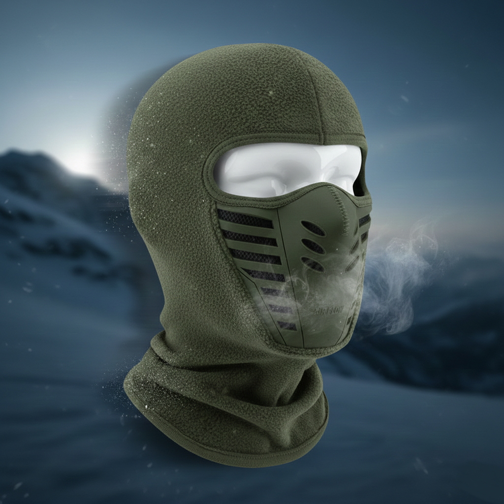 Máscara facial térmica cortavientos de invierno para deportes al aire libre
