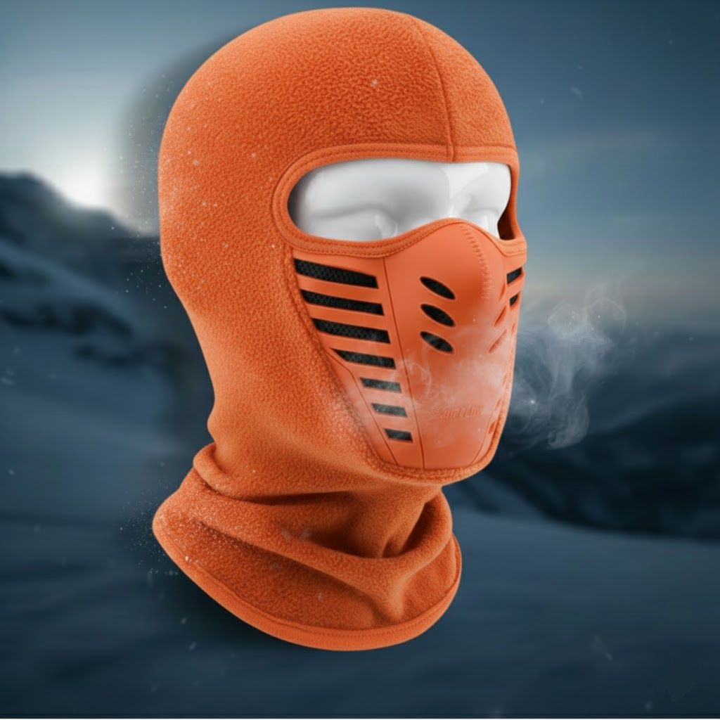 Máscara facial térmica cortavientos de invierno para deportes al aire libre