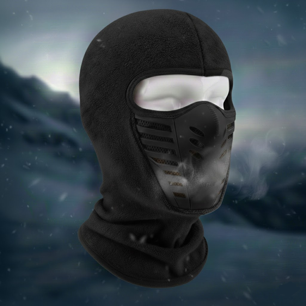 Máscara facial térmica cortavientos de invierno para deportes al aire libre