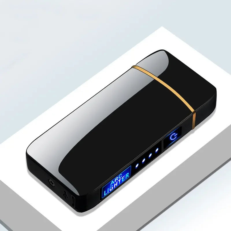 Mechero de plasma recargable por USB con encendido eléctrico resistente al viento