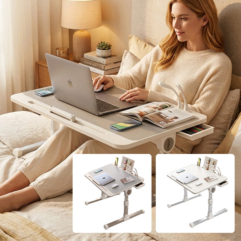 Mesa de regazo ajustable con luz de DESCUENTOSMAX