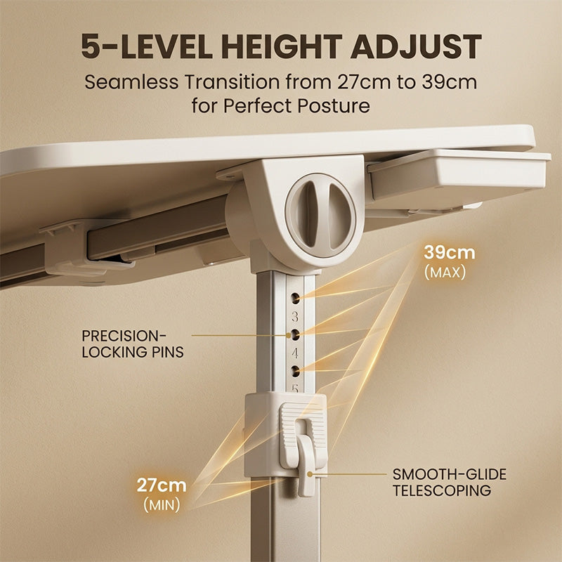 Mesa de regazo ajustable con luz de DESCUENTOSMAX