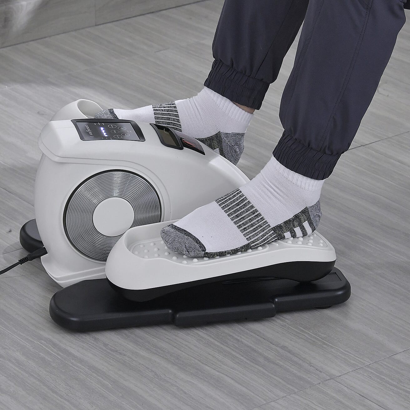 Mini bicicleta elíptica eléctrica para piernas – ejercicio sentado en casa