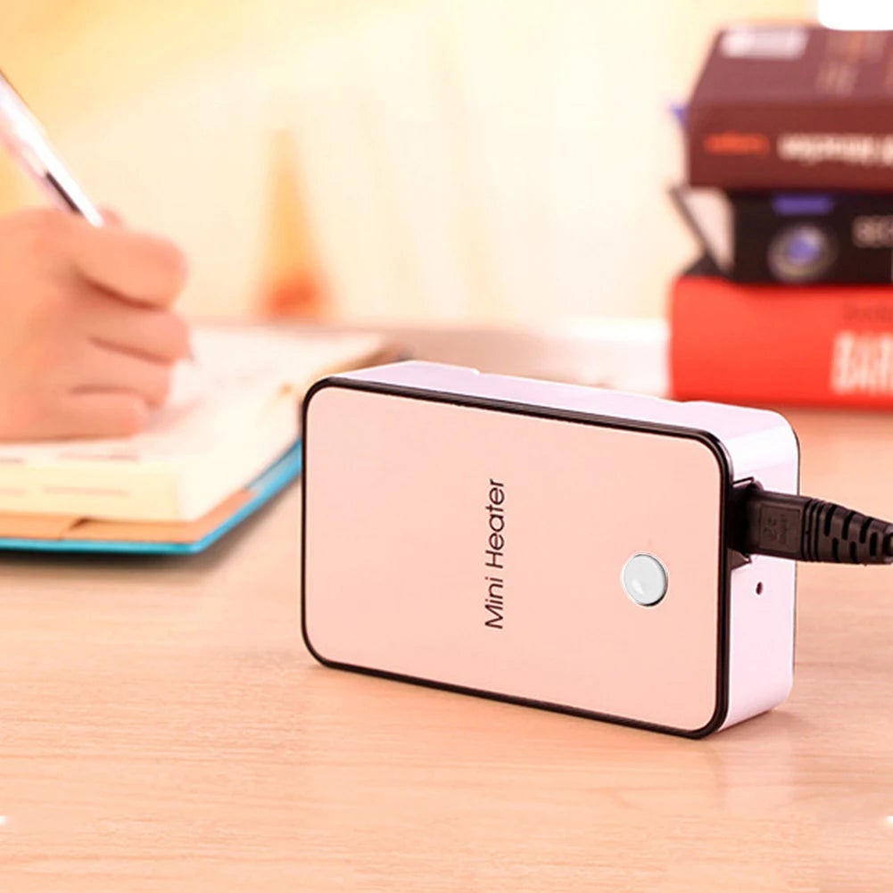Mini calefactor cerámico portátil con calefacción PTC de bajo consumo para casa y oficina