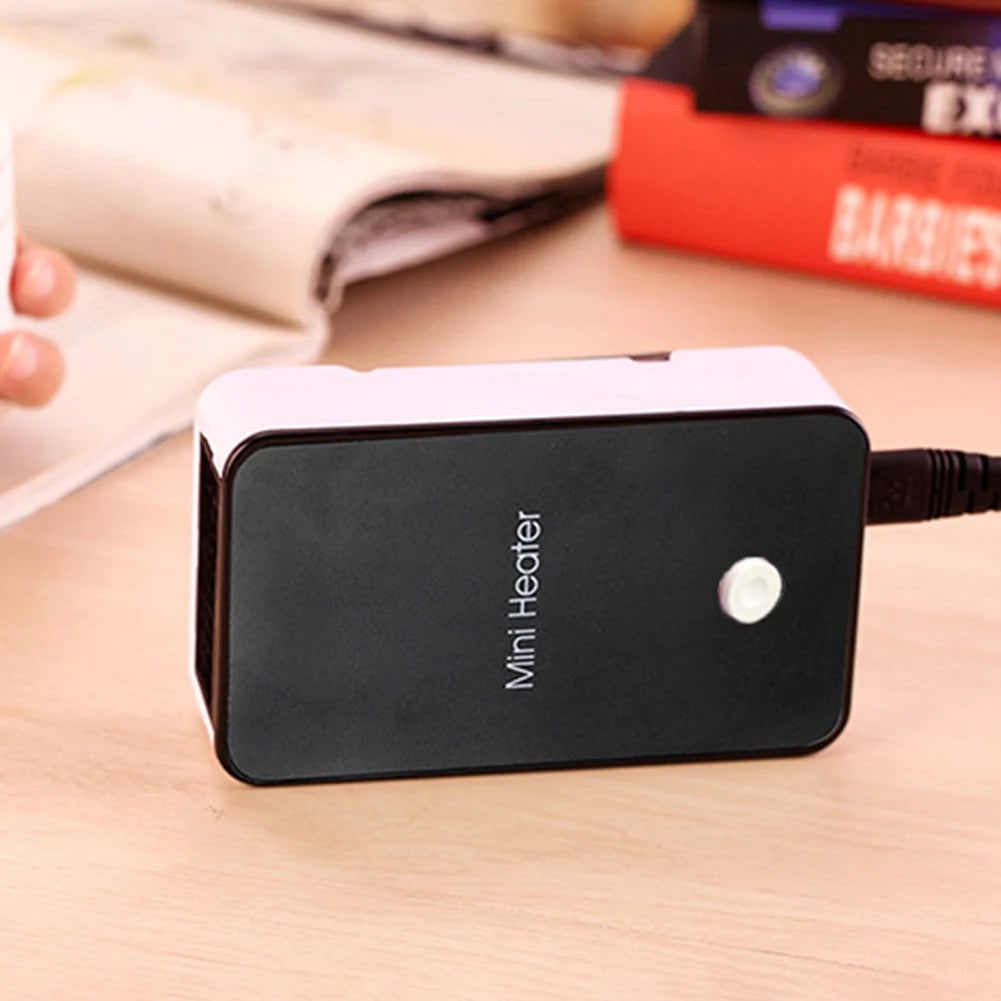 Mini calefactor cerámico portátil con calefacción PTC de bajo consumo para casa y oficina