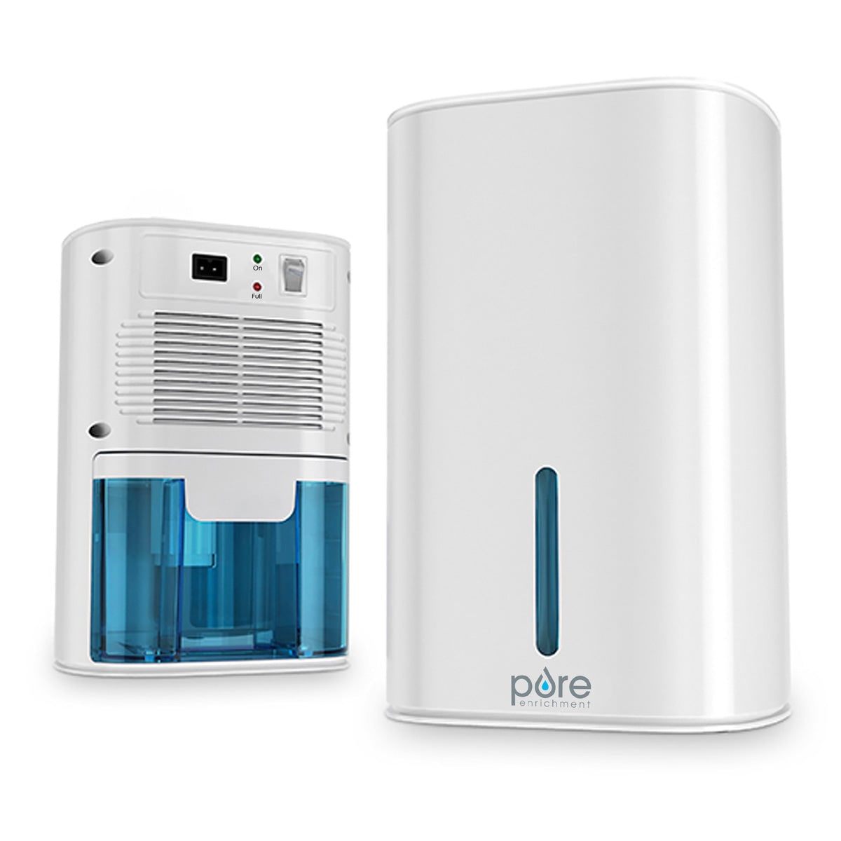Mini deshumidificador portátil para baño, sótano y espacios pequeños con depósito extraíble