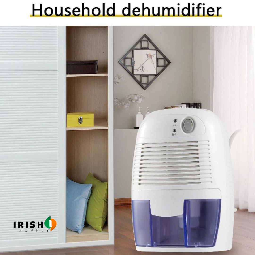 Mini deshumidificador portátil para sótano y baño con depósito de 500 ml