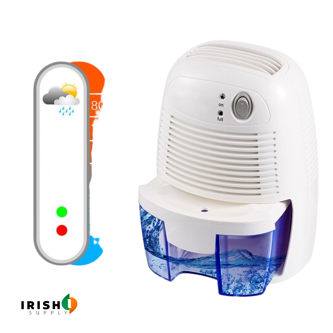 Mini deshumidificador portátil para sótano y baño con depósito de 500 ml