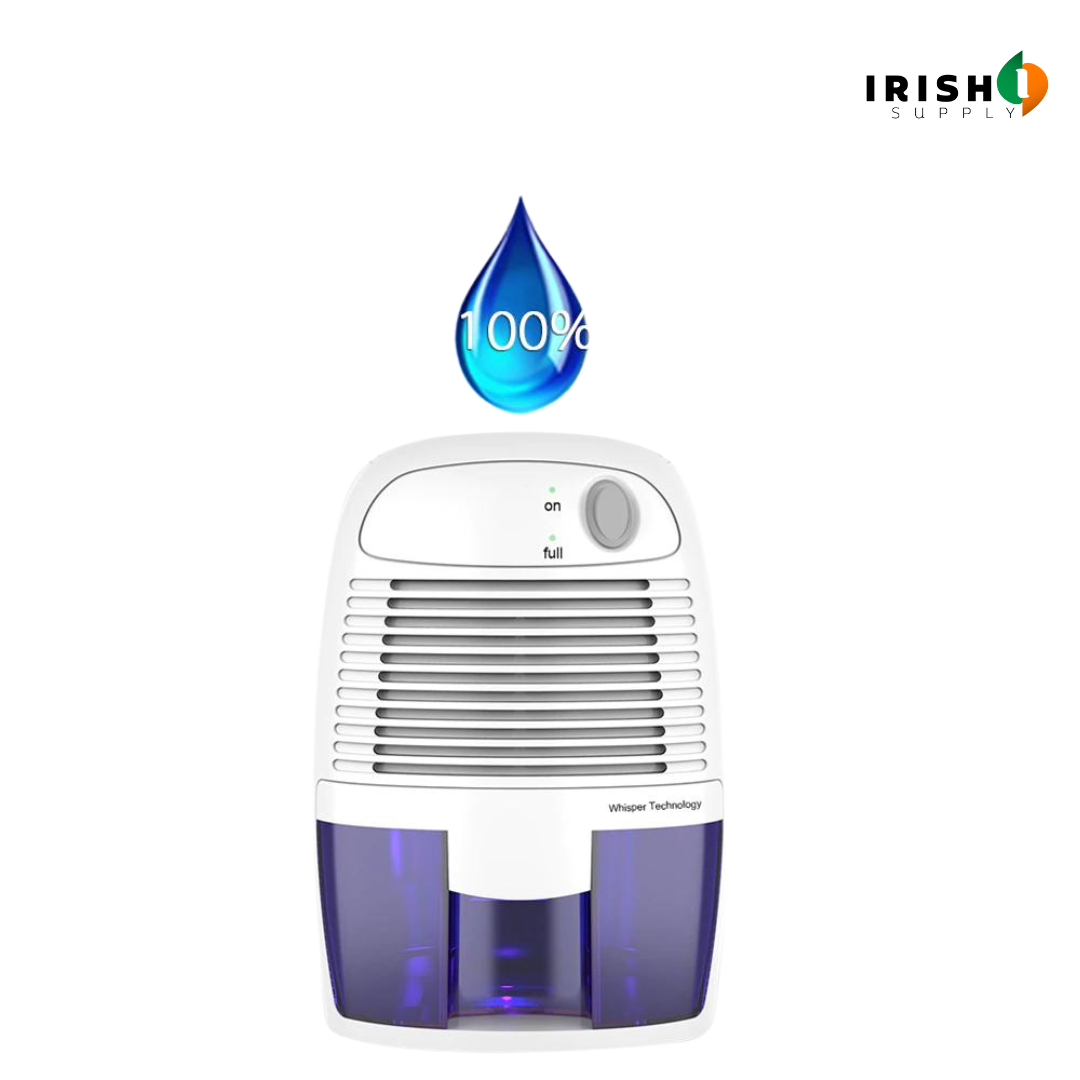 Mini deshumidificador portátil para sótano y baño con depósito de 500 ml