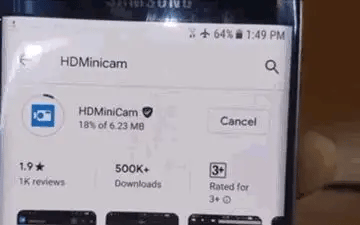 Minicámara HD con audio, 1080P, visión nocturna
