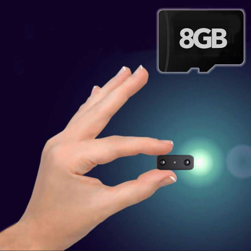 Minicámara HD con audio, 1080P, visión nocturna