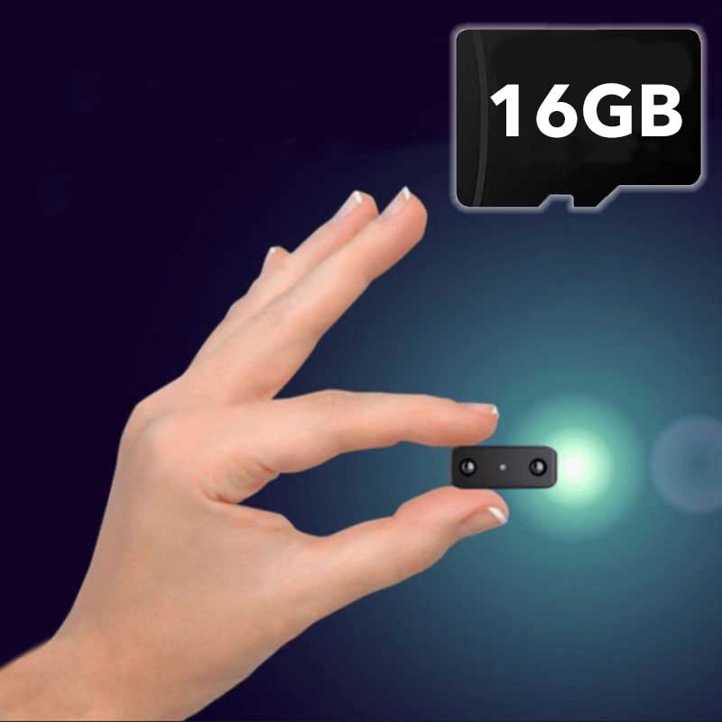 Minicámara HD con audio, 1080P, visión nocturna