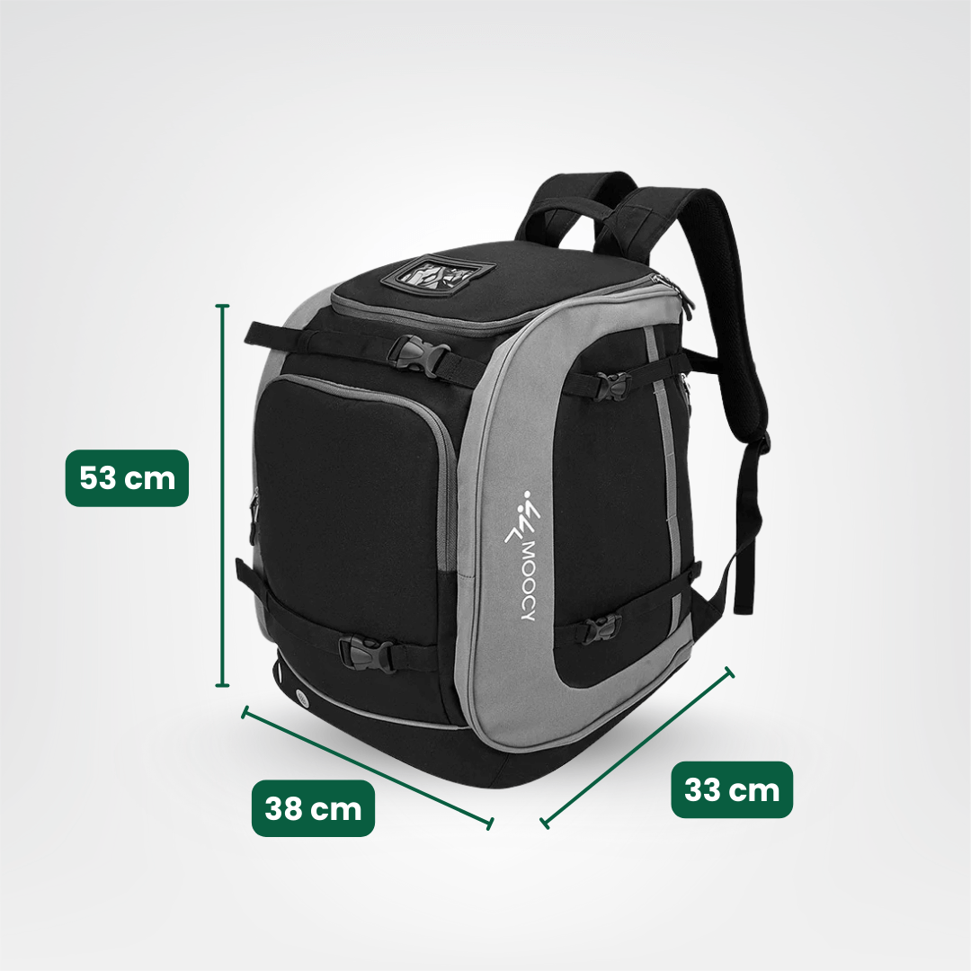 Mochila de esquí 65 L con compartimento para botas, casco y gafas de esquí