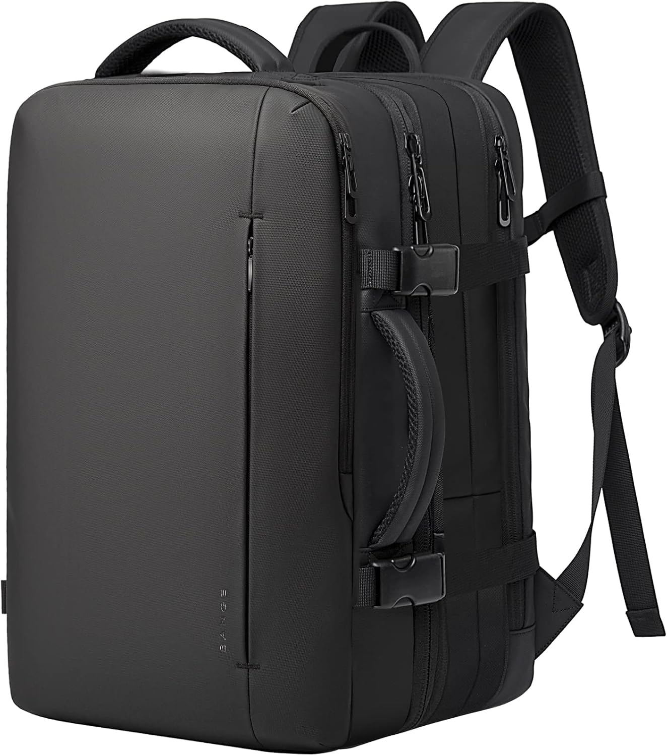 Mochila de viaje expandible 26-45 L impermeable con compartimento para portátil y asa tipo bolsa