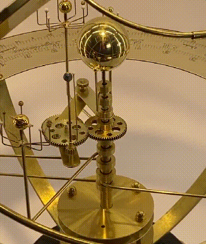 Modelo de planetario Grand Orrery del sistema solar – Exposición planetaria detallada
