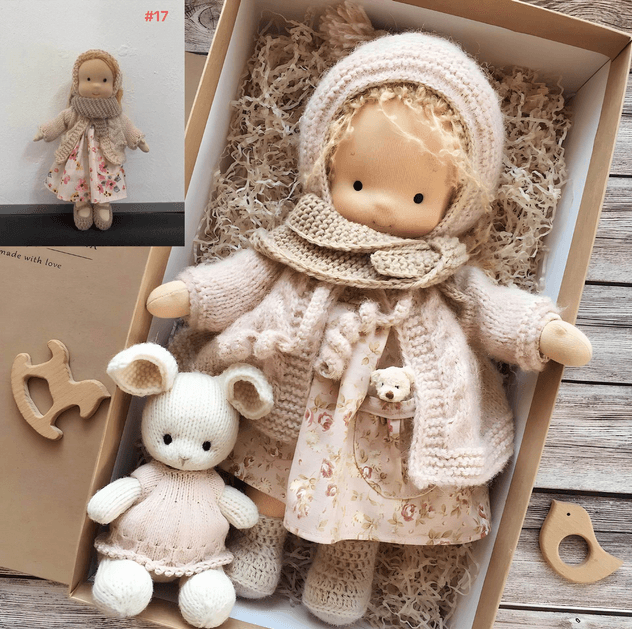 Muñeca Waldorf Lana: artesanal, acogedora y duradera