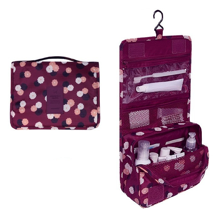 Neceser colgante plegable acolchado e impermeable
