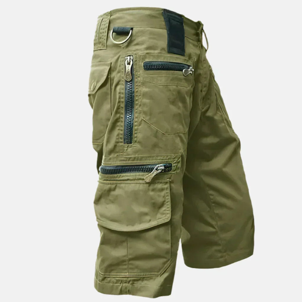 Pantalones cortos cargo multibolsillos resistentes