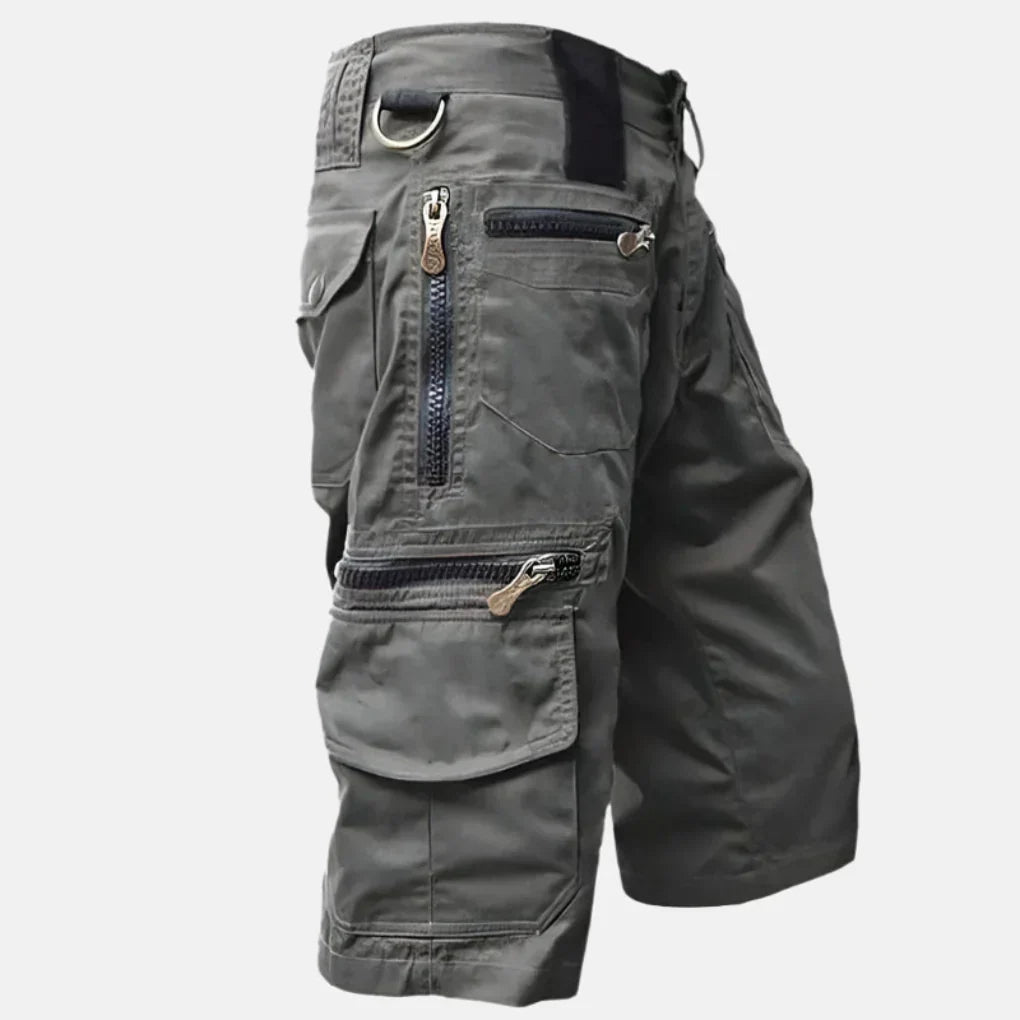 Pantalones cortos cargo multibolsillos resistentes