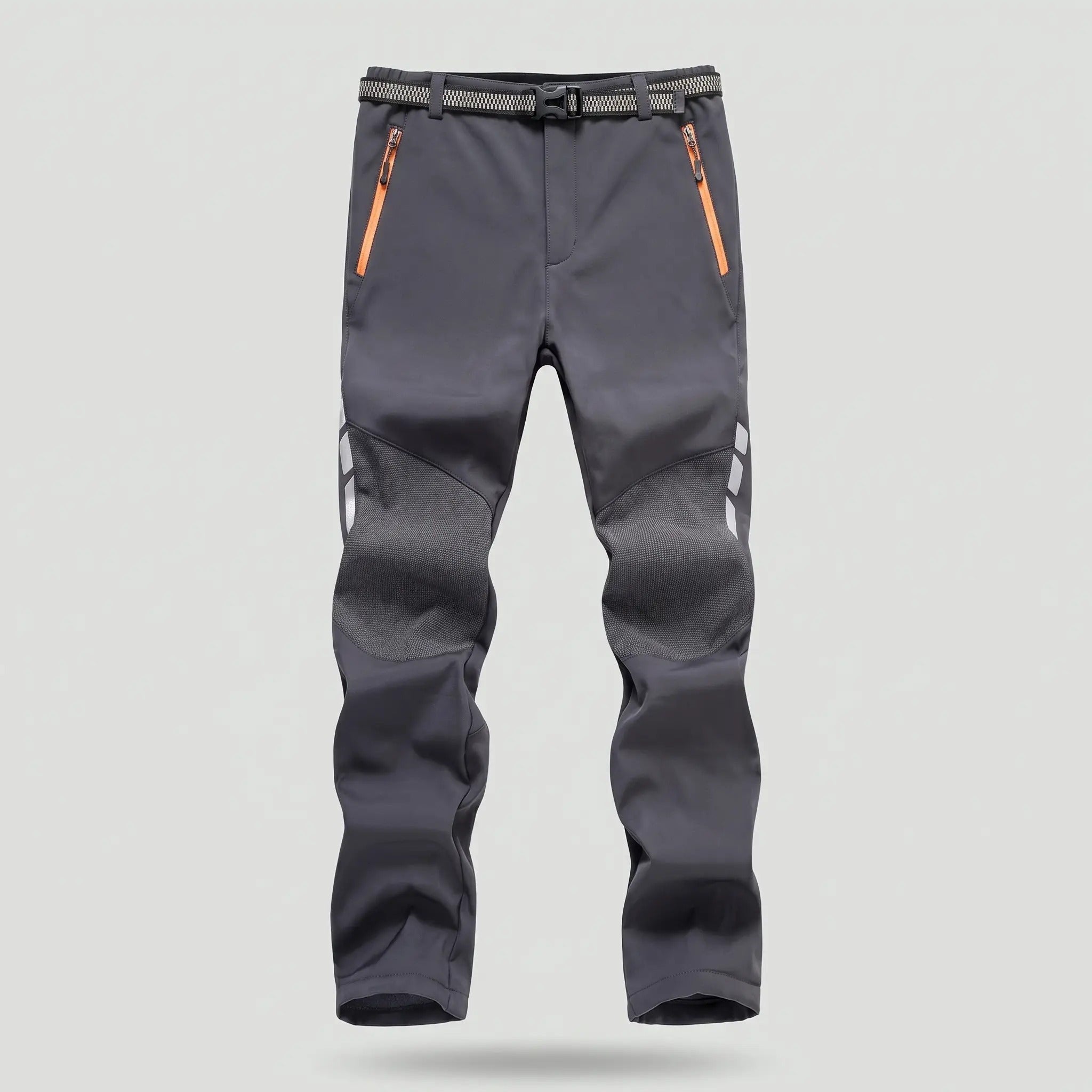 Pantalones de senderismo para hombre con forro polar y resistencia al agua