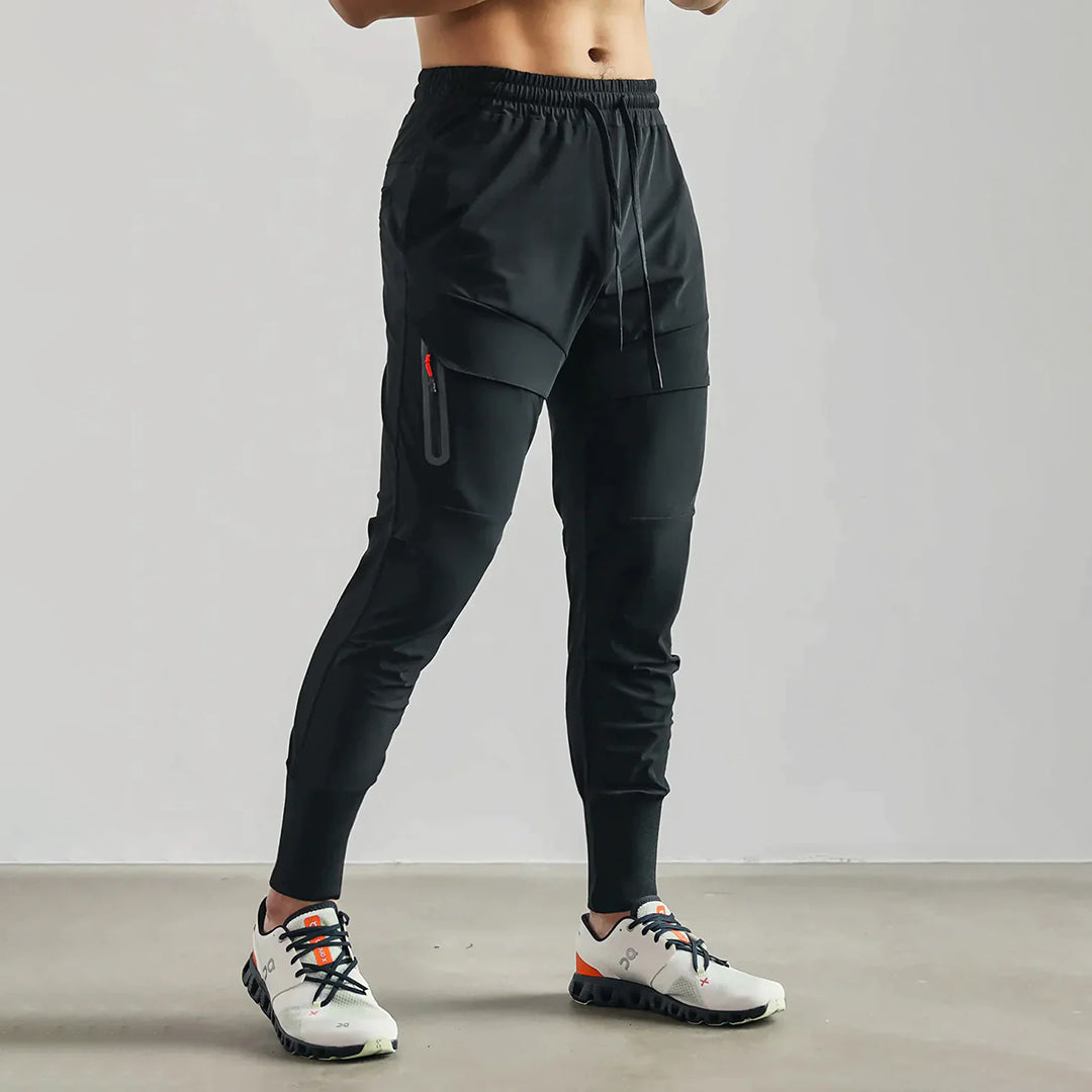 Pantalones jogger para hombre – tejido elástico en 4 direcciones, ligeros