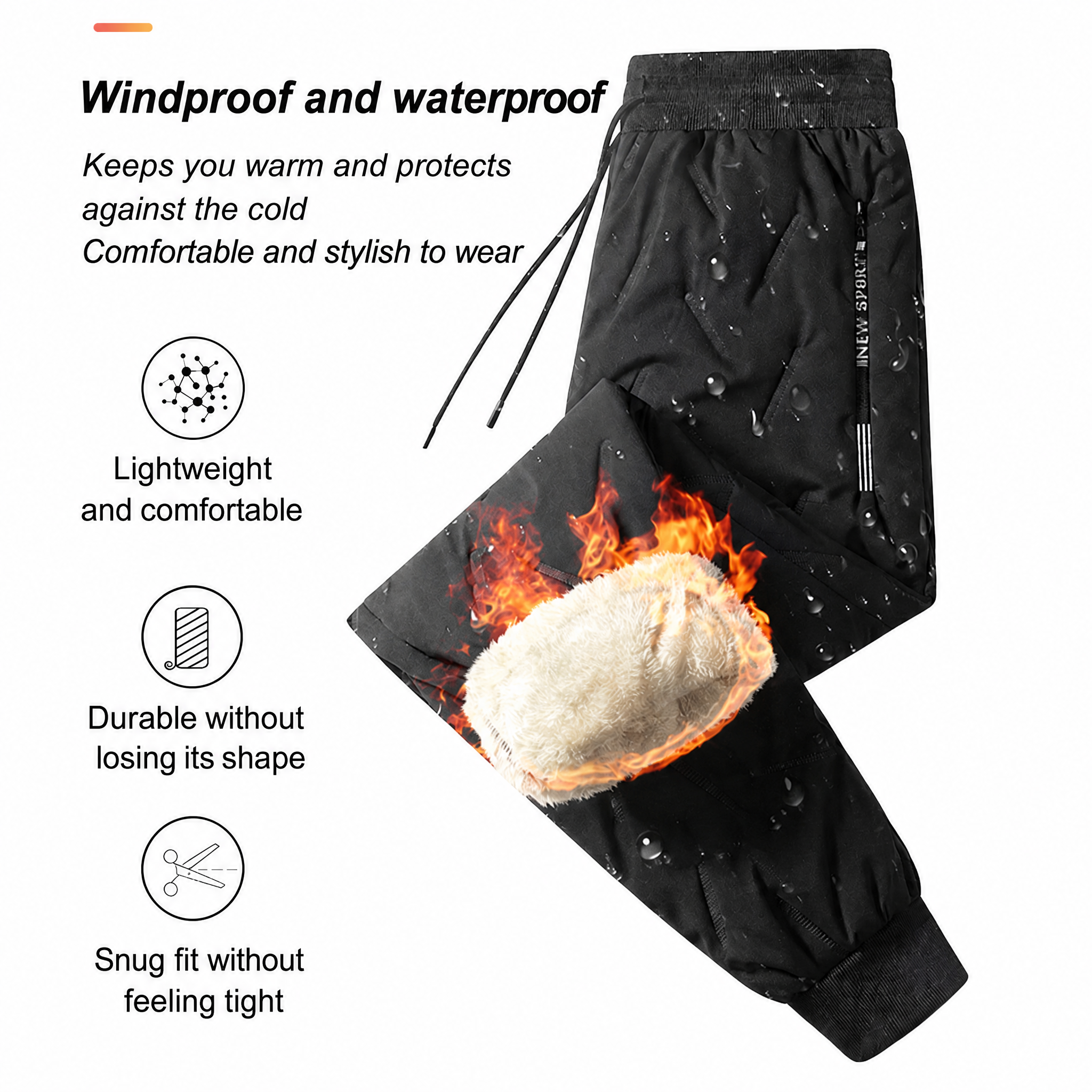 Pantalones térmicos | Impermeables y cortavientos | Transpirables y cálidos | WeatherShield