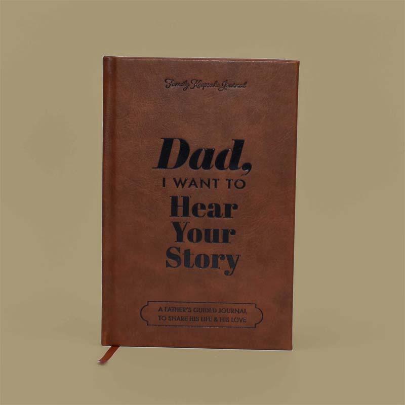 Papá, quiero escuchar tu historia | Libro edición Heritage | Más de 250 preguntas