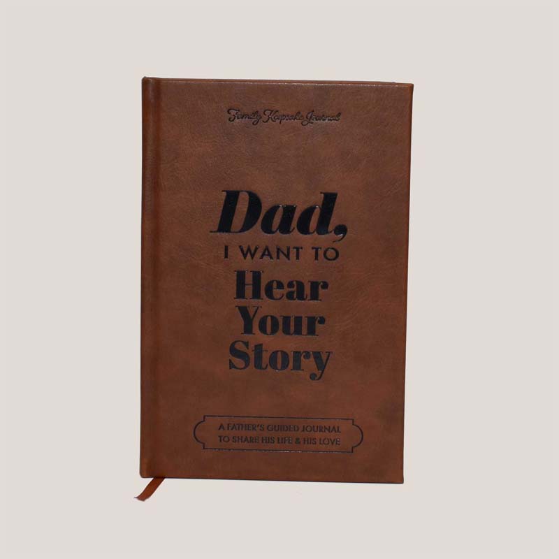 Papá, quiero escuchar tu historia | Libro edición Heritage | Más de 250 preguntas