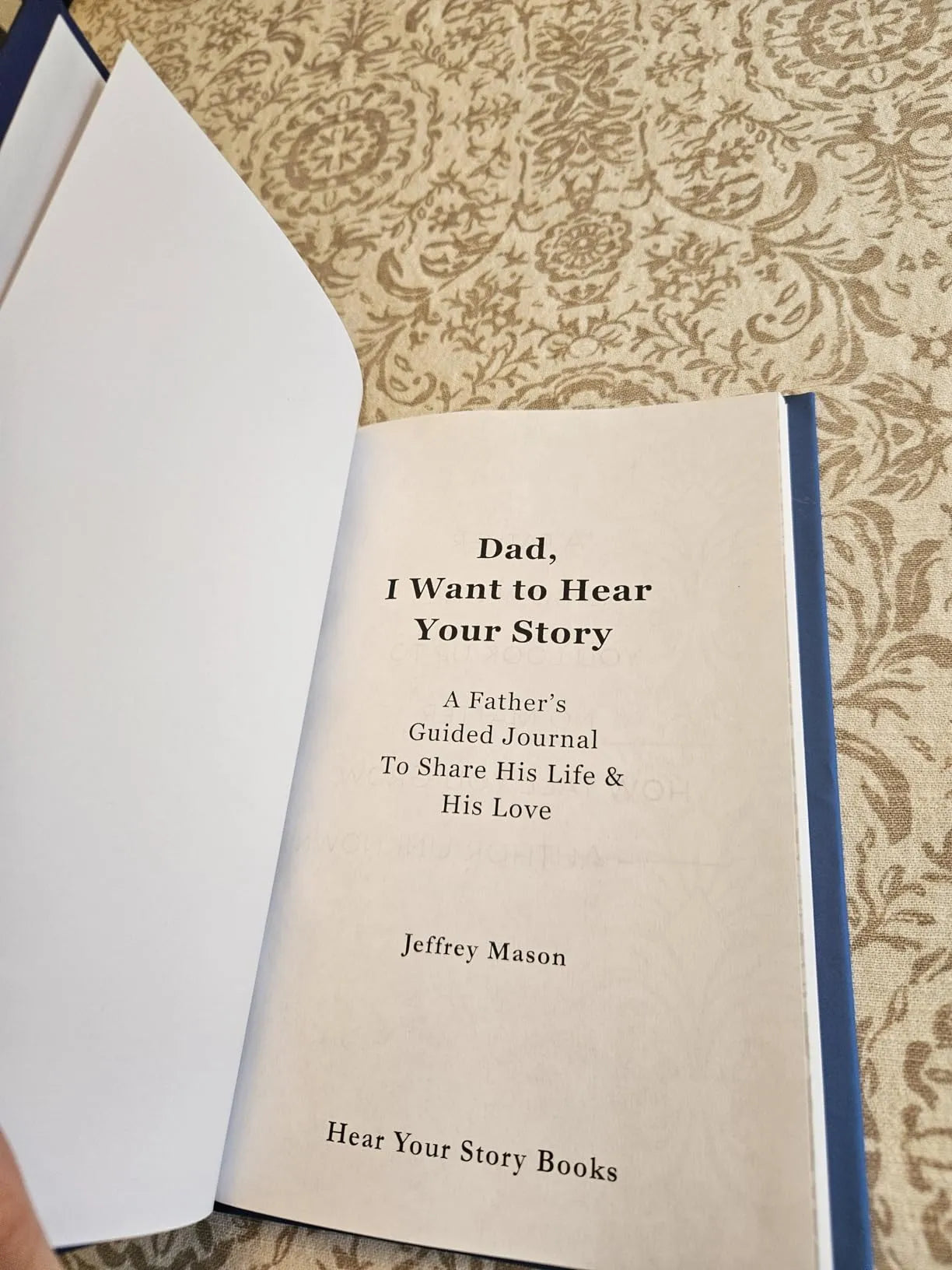 Papá, quiero escuchar tu historia | Libro edición Heritage | Más de 250 preguntas