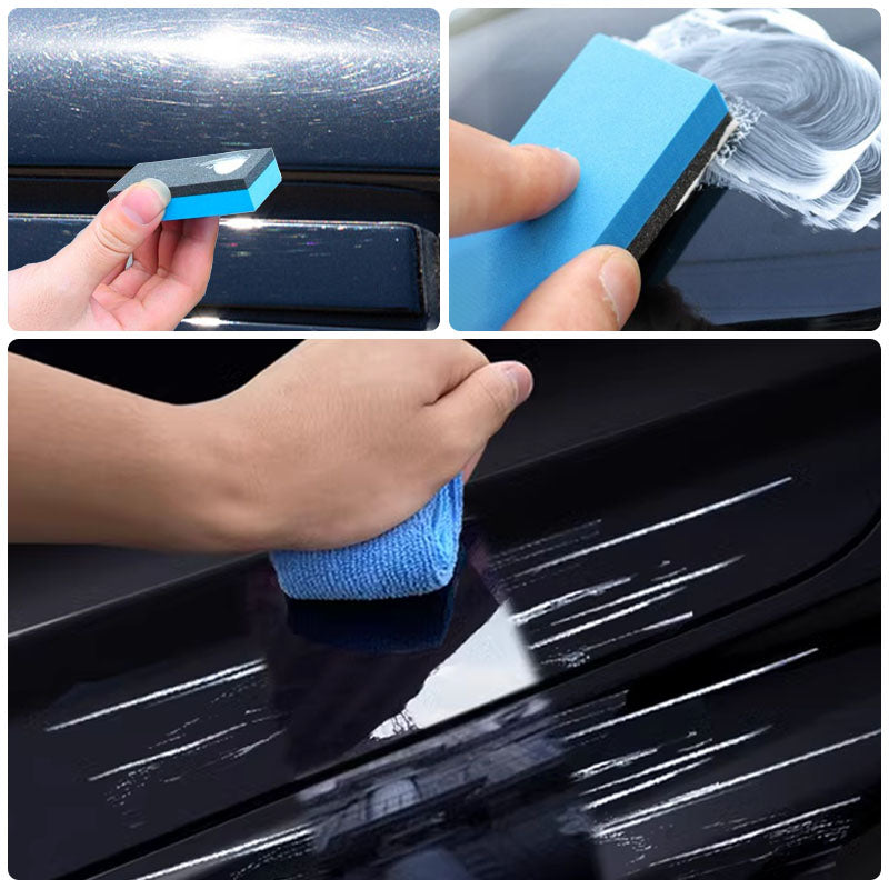 Pasta reparadora de arañazos para coche con acabado impecable