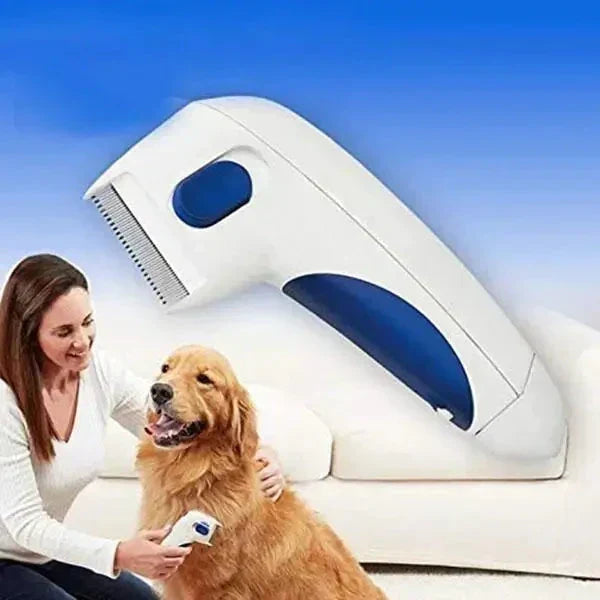 Peine eléctrico antipulgas para mascotas